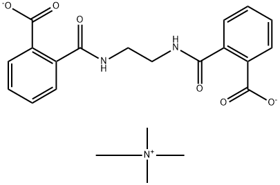bis(tetramethylammonium) o,o'-[vinylenebis(iminocarbonyl)]dibenzoate Structure