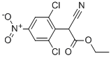 ETHYL 2,6-DICHLORO-ALPHA-CYANO-4-NITRO- BENZENEACETATE Structure