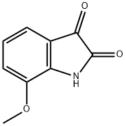 7-methoxyindoline-2,3-dione 구조식 이미지