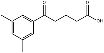 5-(3,5-DIMETHYLPHENYL)-3-METHYL-5-OXOVALERIC ACID Structure