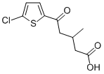 5-(5-CHLORO-2-THIENYL)-3-METHYL-5-OXOVALERIC ACID Structure