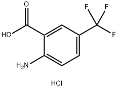 벤조산,2-aMino-5-(트리플루오로메틸)-,염산염 구조식 이미지