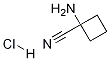 1-aminocyclobutanecarbonitrile hydrochloride Structure