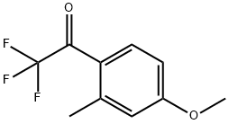 4'-METHOXY-2'-METHYL-2,2,2-TRIFLUOROACETOPHENONE 구조식 이미지