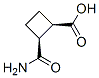 Cyclobutanecarboxylic acid, 2-(aminocarbonyl)-, cis- (9CI) 구조식 이미지