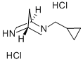 (1S,4S)-(+)-2-CYCLOPROPYLMETHYL-2,5-DIAZA-BICYCLO[2.2.1]HEPTANE DIHYDROCHLORIDE 구조식 이미지
