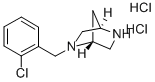 (1S,4S)-(+)-2-(2-CHLORO-BENZYL)-2,5-DIAZA-BICYCLO[2.2.1]HEPTANE DIHYDROCHLORIDE Structure
