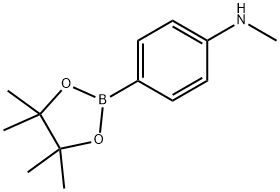 4-(N-METHYLAMINO)PHENYLBORONIC ACID, PINACOL ESTER Structure