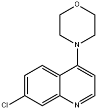 7-CHLORO-4-MORPHOLINO-QUINOLINE Structure