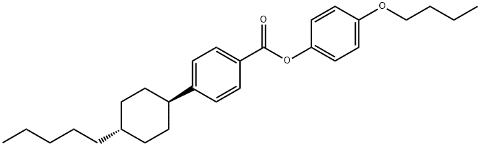 4-(N-Butoxy)Phenyl-4'-Trans-PentylcyclohexylBenz Structure