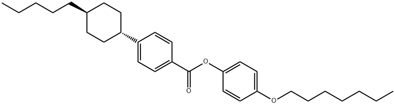 4-Heptyloxyphenyl-4'-Trans-PentylcyclohexylBenzo Structure