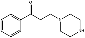 3-(1-piperazinyl)propiophenone Structure