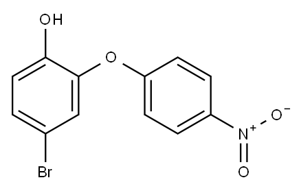 4-bromo-2-(4-nitrophenoxy)phenol 구조식 이미지