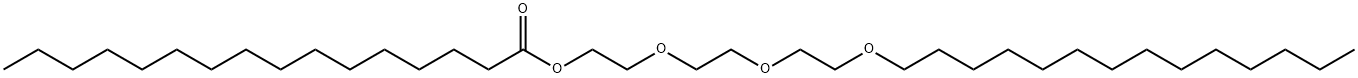 2-[2-[2-(tetradecyloxy)ethoxy]ethoxy]ethyl palmitate 구조식 이미지