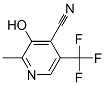 4-Pyridinecarbonitrile,  3-hydroxy-2-methyl-5-(trifluoromethyl)- 구조식 이미지