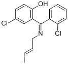 페놀,2-((2-부테닐이미노)(2-클로로페닐)메틸)-4-클로로- 구조식 이미지