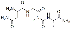 (2S)-2-amino-N-[(1S)-1-[[(1S)-1-carbamoylethyl]carbamoylmethylcarbamoy l]ethyl]butanediamide Structure