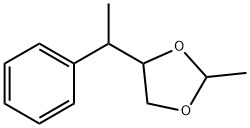 2-methyl-4-(1-phenylethyl)-1,3-dioxolane Structure