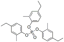 tris(4-ethyl-o-tolyl) phosphate Structure