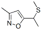 Isoxazole, 3-methyl-5-[1-(methylthio)ethyl]- (9CI) Structure