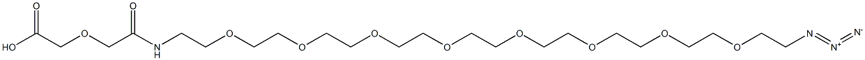 O-(2-AZIDOETHYL)-O-(2-(DIGLYCOLYL-AMINO)ETHYL)EG-7 구조식 이미지