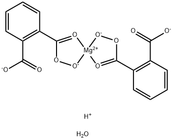 Monoperoxyphthalic acid magnesium salt hexahydrate 구조식 이미지