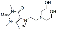 1H-Purine-2,6-dione, 7-(2-(bis(2-hydroxyethyl)amino)ethyl)-3,7-dihydro -1,3-dimethyl- 구조식 이미지