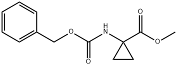 Cyclopropanecarboxylic acid, 1-[[(phenylMethoxy)carbonyl]aMino]-, Methyl ester Structure