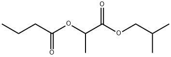 1-methyl-2-(2-methylpropoxy)-2-oxoethyl butyrate Structure