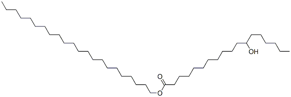 docosyl 12-hydroxyoctadecanoate Structure