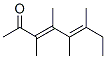 3,4,5,6-테트라메틸옥타-3,5-디엔-2-온 구조식 이미지