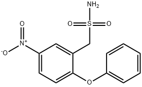 5-nitro-2-phenoxytoluene--alpha-sulphonamide  구조식 이미지