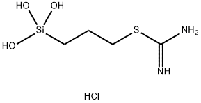 N-(TRIMETHOXYSILYLPROPYL)ISOTHIO-URONIUM CHLORIDE Structure