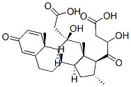 11beta,21-dihydroxy-16alpha-methylpregna-1,4-diene-3,20-dione 11,21-di(acetate) 구조식 이미지