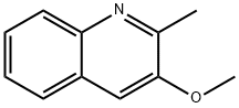 3-Methoxy-2-methylquinoline Structure