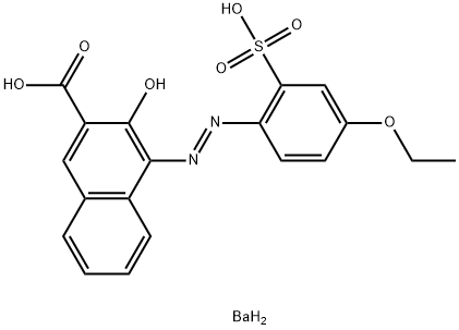 barium 4-[(4-ethoxy-2-sulphonatophenyl)azo]-3-hydroxy-2-naphthoate Structure
