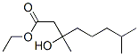 ethyl 3-hydroxy-3,7-dimethyloctanoate 구조식 이미지
