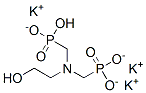 삼칼륨수소[[(2-hydroxyethyl)imino]bis(mylene)]bisphosphonate 구조식 이미지