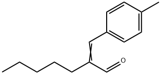 2-[(4-methylphenyl)methylene]heptan-1-al Structure