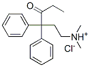 노르메타돈하이드로클로라이드;다이메틸(4-옥소-3,3-다이페닐헥실)암모늄클로라이드 구조식 이미지