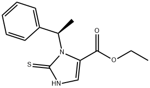ethyl (R)-2,3-dihydro-3-(1-phenylethyl)-2-thioxo-1H-imidazole-4-carboxylate Structure