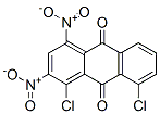 1,8-dichloro-4,-dinitroanthraquinone Structure