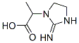 1-카르복시에틸-2-이미노이미다졸리딘 구조식 이미지