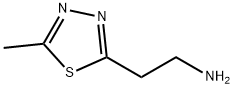 1,3,4-Thiadiazole-2-ethanamine,  5-methyl- Structure