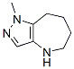피라졸로[4,3-b]아제핀,1,4,5,6,7,8-헥사하이드로-1-메틸- 구조식 이미지