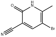 5-Bromo-3-cyano-2-hydroxy-6-methylpyridine Structure