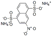 diammonium 3-nitronaphthalene-1,5-disulphonate 구조식 이미지