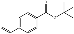 Benzoic acid, 4-ethenyl-, 1,1-diMethylethyl ester Structure