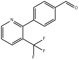 4-(3-(Trifluoromethyl)pyridin-2-yl)benzaldehyde Structure