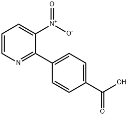 4-(3-Nitropyridin-2-yl)benzoic acid Structure